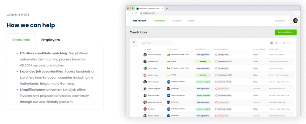 Hire Abroad Benefits for Recruiters and Employers