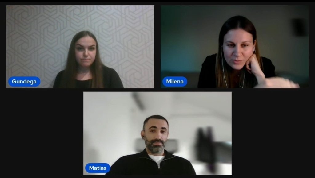 Screenshot of Webinar