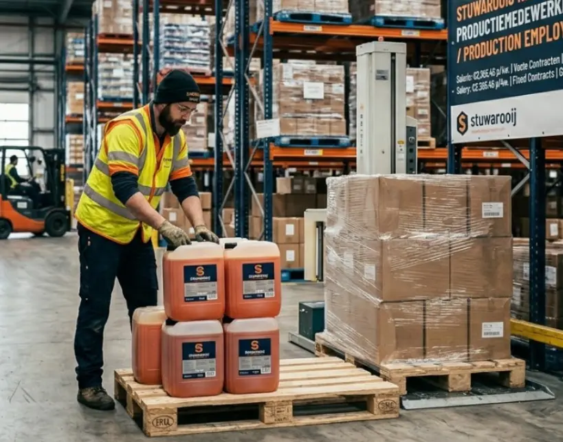 Warehouse worker working in warehoue