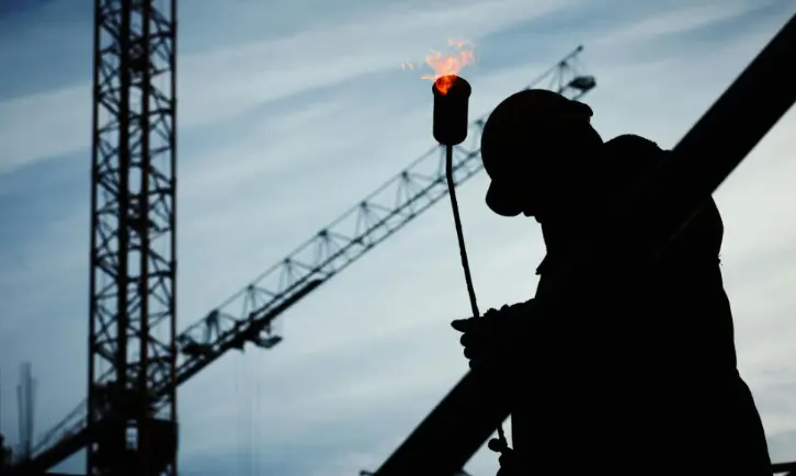 factory worker outside