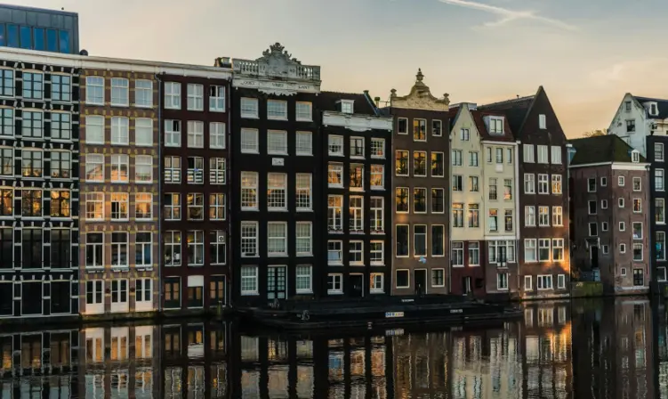 landscape shot of Amsterdam