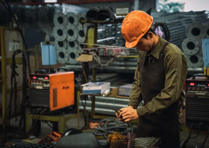 Blue collar worker