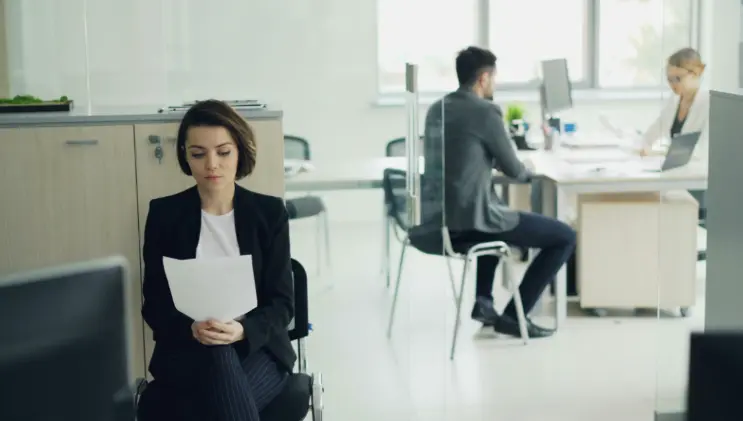 Recruiters working in Office