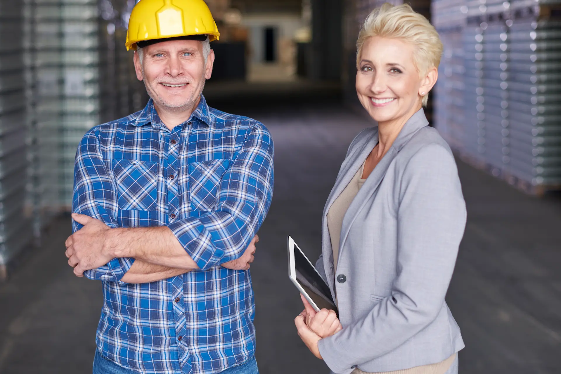 Warehouse worker and recruiter