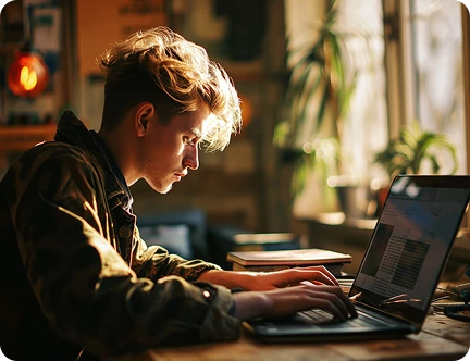 it guy working