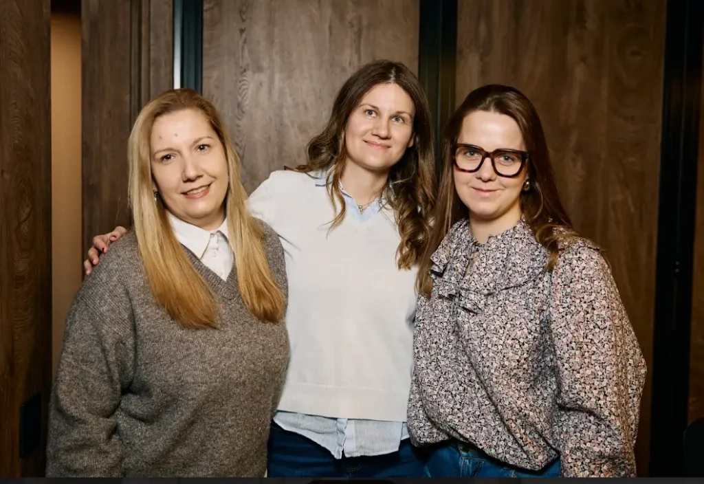 Sandra from the Sales Team, Milena, Our Succes Manager, And Magdalena, Technical Recruitment Planner